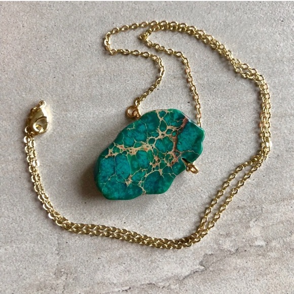 ✨LAST ONE!✨Raw Jasper Necklace - Picture 2 of 3